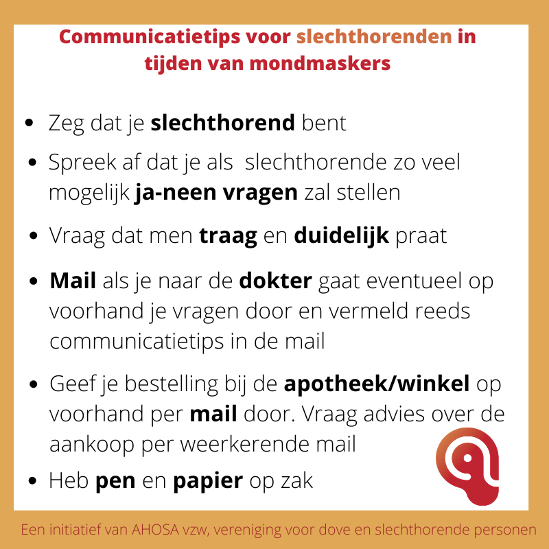 communicatietips slechthorenden