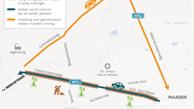 fietspaden maaseik
