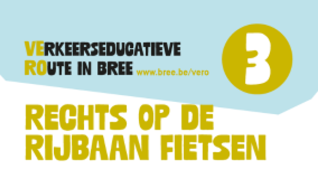 rechts op de rijbaan fietsen