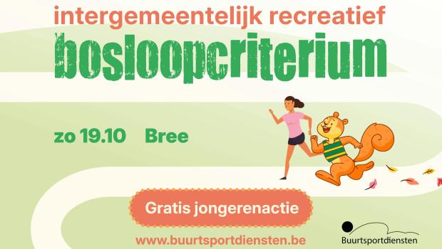 Intergemeentelijk Recreatief Bosloopcriterium Bree © buurtsportdiensten NO Limburg
