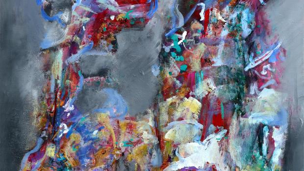 Marie-France Geuens - Out of the blue (Vernissage) © Marie-France Geuens